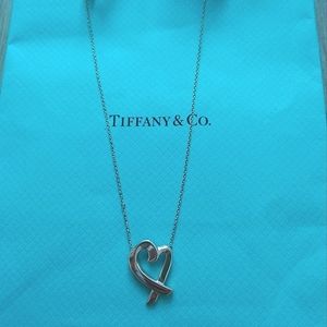 Tiffany & Co. Loving Heart Sterling Necklace